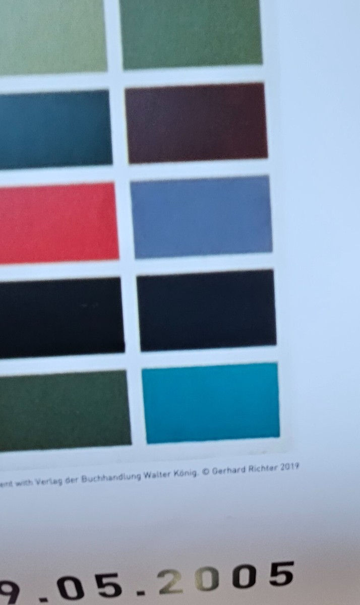 Gerhard Richter 1025 Farben (colors) LARGE 48