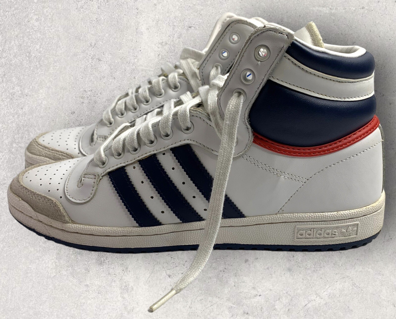 Adidas Archive Top Ten Hi 40th Anniversary White/Navy… Gem