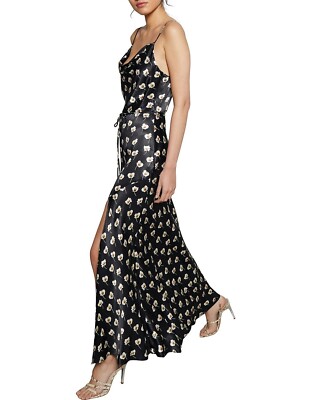 bec and bridge black floral dress Eternity V Maxi Dress in Black