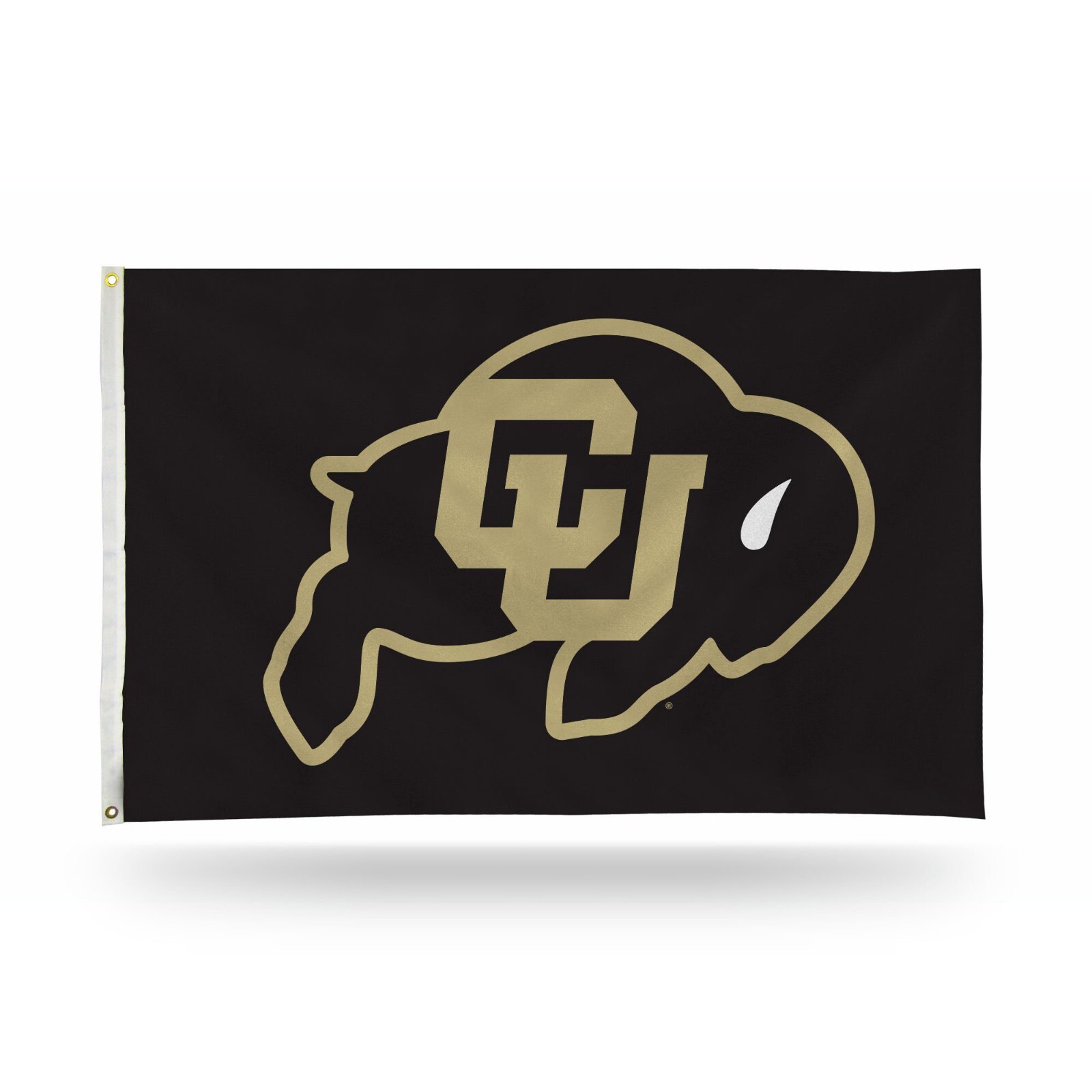 Colorado Buffaloes Black Background Team Logo Flag 3x5 FT Banner