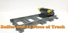 LEGO City Cargo Train 60198 Buffer end stop with 1 straight track only.