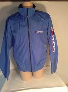 baby blue tommy hilfiger windbreaker