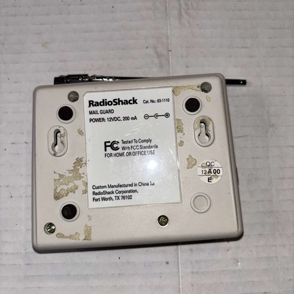 RadioShack Wireless Mail Guard Alert Mailbox Protector 63-1110 Audio Visual - Image 3 of 3