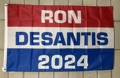 Ron Desantis 2024 Flag Free Ship President Save America USA 3x5' Sign Banner