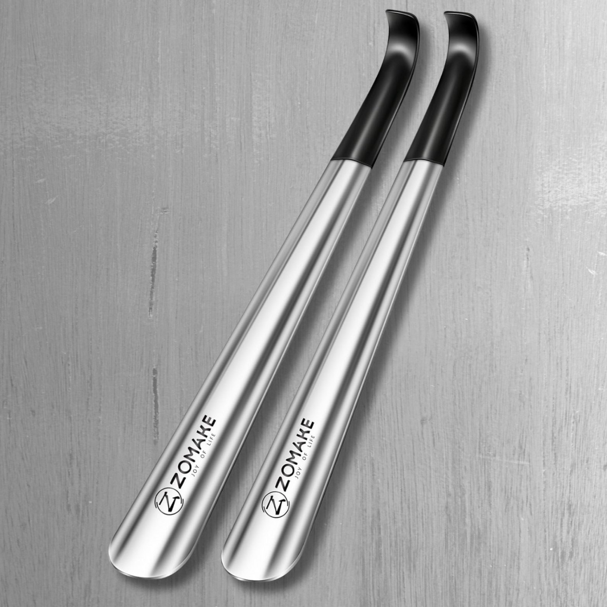 Long Handle For Seniors 2 Pack,metal Long Shoehorn For Extra