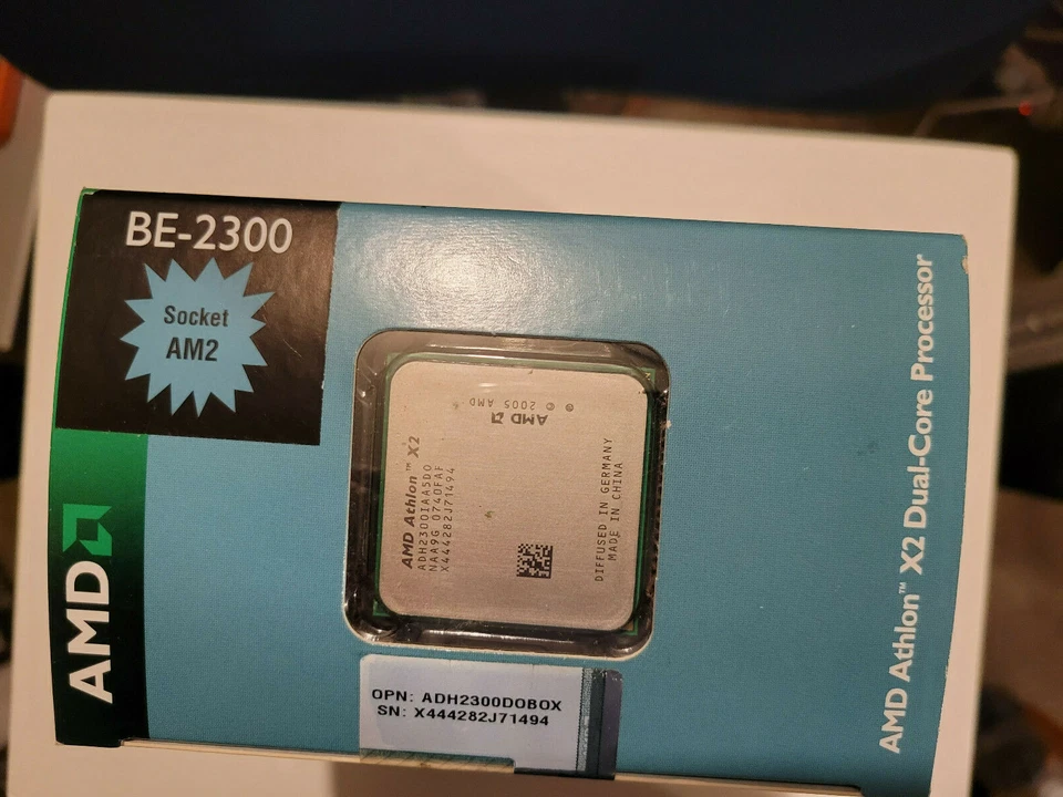 AMD Athlon X2 BE-2300 1.9GHz 640KB Cache Dual-Core Socket AM2 CPU ADH2300D0BOX - Image 3 of 4