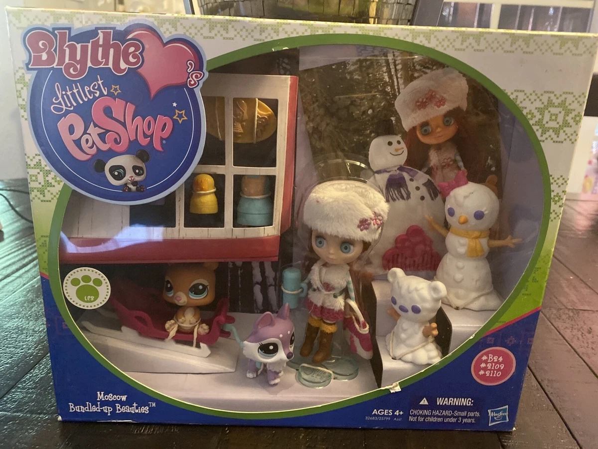 Authentic Littlest Pet Shop NIB Blythe Moscow B24 Bear 2109 Purple