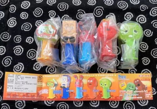 おもちゃ pipichan Mini PEZ Ponkickies Clear Ver. Gachapin Mukku Chibi Mimi P-chan 5
