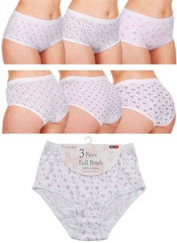 Mujer 6 Pares 100% Algodón Entera mamá Braguitas, Ropa interior by  Cottonique | eBay