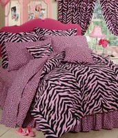 Pink Zebra/leopard Print Bed-in-a-bag Set - Z394 on sale Pink Zebra/leopard Print Bed-in-a-bag Set - Z394 on sale