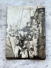 Old Photo Postcard Sailors Ships Gaeta 1927