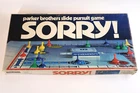 Vintage 1972 Sorry Board Game Parker Brothers Complete