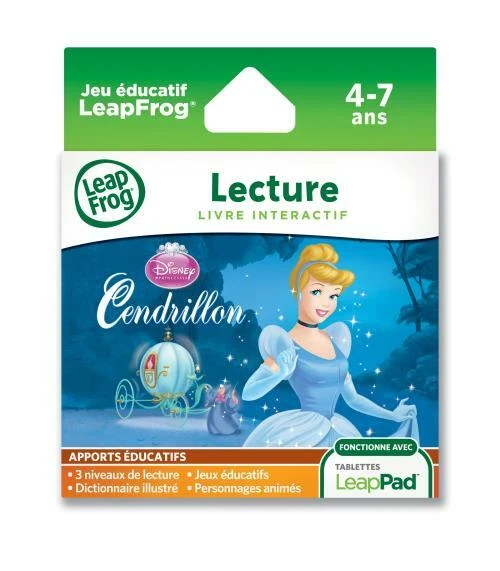 Spiel Lern- Elektronisch Cinderella Disney - Hervorspringen - LeapFrog - Neu - Bild 3 von 3