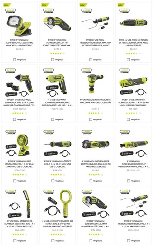 Ryobi 4V USB Akku-Ratschenschrauber 1/4 RR14W4-120G Ohne oder mit Akku - Bild 12 von 14