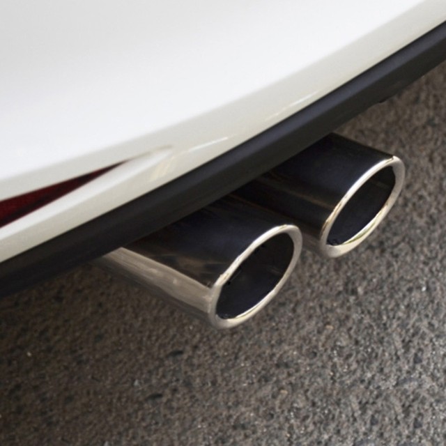 For BMW E90 E92 E9 325 328 Accessories Steel Rear Pipe Muffler End