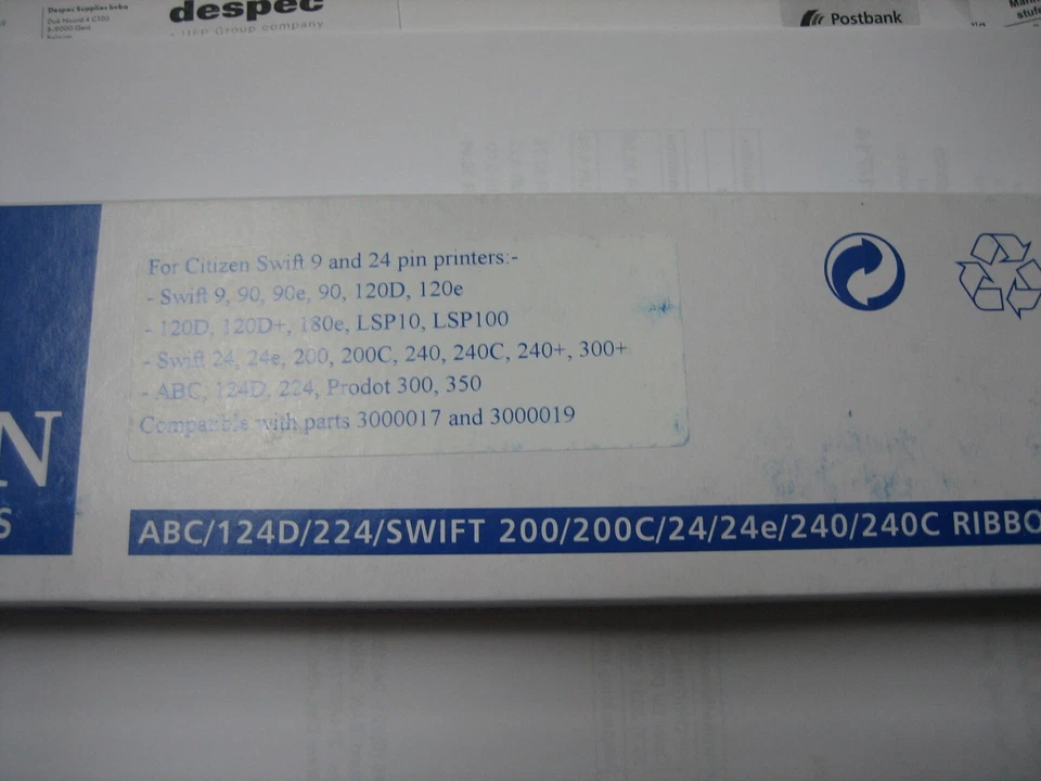 Citizen Original Ribbon For Citizen Swift 24/124/200/224/240 - Image 4 of 4
