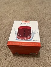 RED Aiwa IPX6 Exos Go Wireless Portable Bluetooth Speaker 6 hour Waterproof 4C