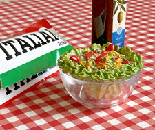 Barbie Kitchen Littles Italian Bread Salad Olive Oil