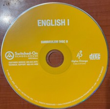 Switched on Schoolhouse 9th grade Language, pick the year, FREE SHIP AOP SOS