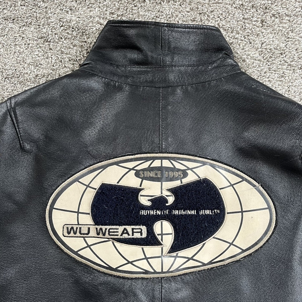 🔴Wu-Wear Jacket Size 4XL Wu-Tang 90's Rare Vintage Leather 🔴Wu-Wear Jacket Size 4XL Wu-Tang 90's Rare Vintage Leather