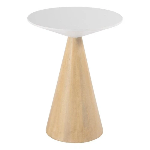 Butler Specialty Company Via 20"W Round Solid Wood Side Table - Natural - Picture 1 of 4