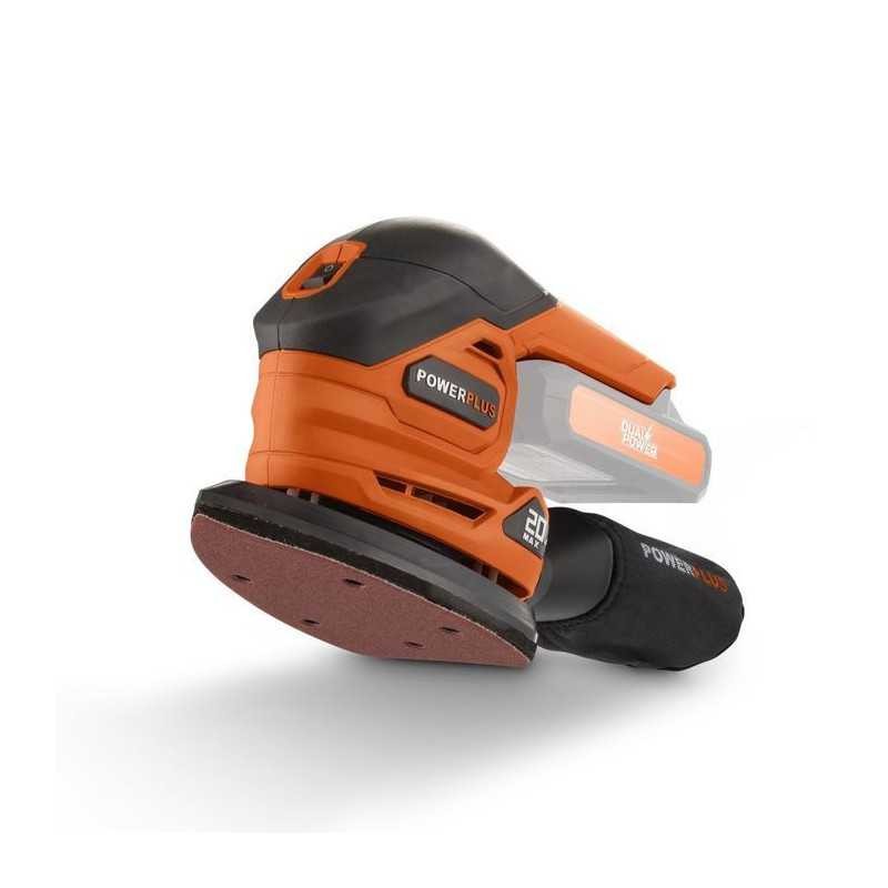 Ponceuse multifonctions sans fil POWDP50200 DUAL POWER orange 20V pour ponçage bois et métal