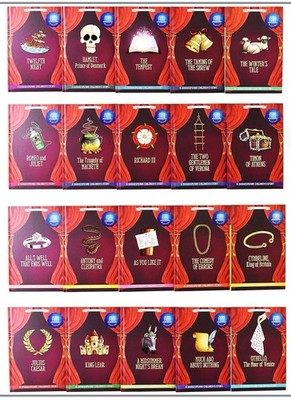 20 Shakespeare Children's Stories Hardcover Illustrated Books with Audio CD's