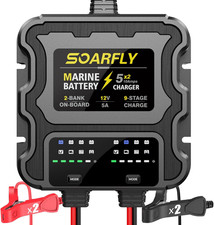 10a Waterproof 2 Bank Marine Battery Charger Maintainer For All Battery Types 10a Waterproof 2 Bank Marine Battery Charger Maintainer For All Battery Types