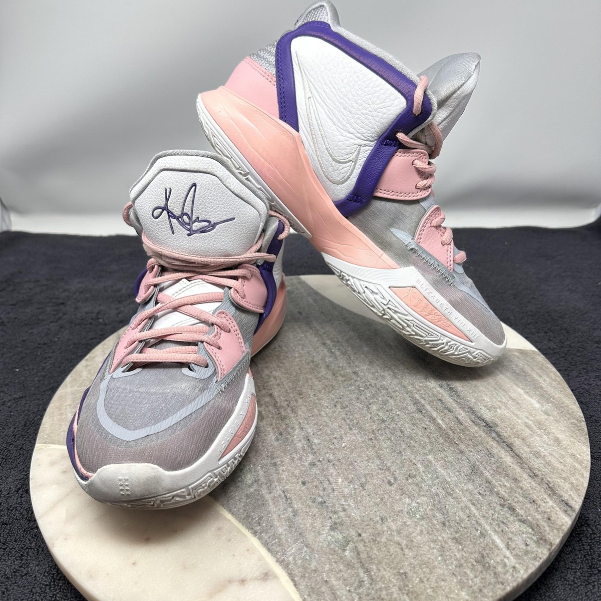 kyrie grey and pink