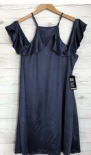 NWT Express Dress W/ Cold Shoulder And Ruffle Sleeve Size M