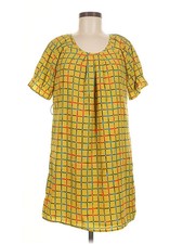Emmelee Women Yellow Casual Dress M