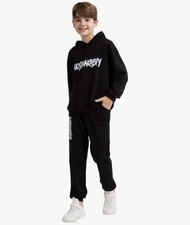 Boy's Winter Tracksuit Pullover Hoodie Jogging Pants Set 2 Pieces Sweatsuit