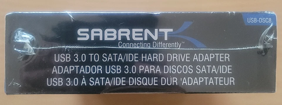 NEW Sabrent Model USB-DSC8 USB 3.0 to SATA/IDE Hard Drive Adapter, PC&MAC SSD - Image 3 of 4