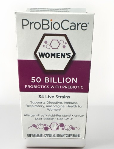 Frauen Probiotika mit Präbiotika, 50 Milliarden, 60 pflanzliche Kapseln - Bild 1 von 2