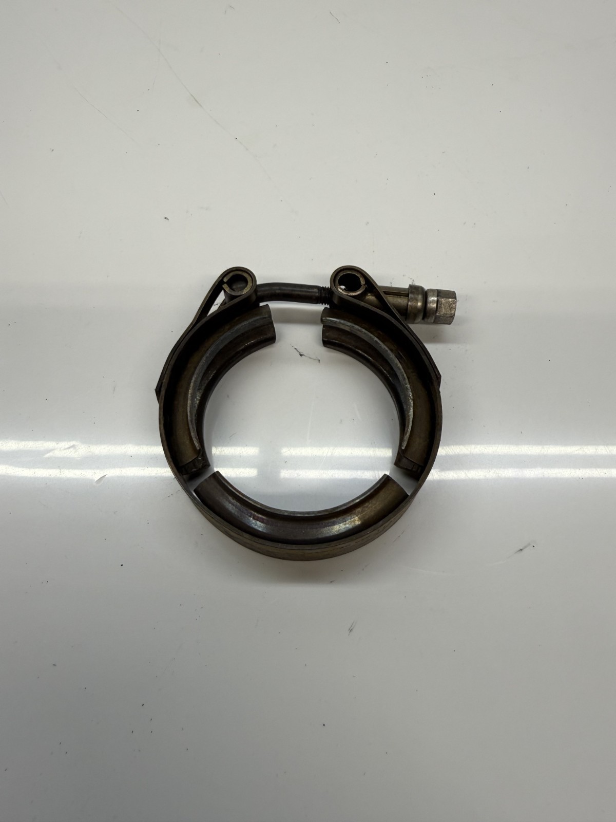 LAMBORGHINI AVENTADOR SV EXHAUST PIPE CAT CONVERTER CLAMP CLIP OEM 07M251189A