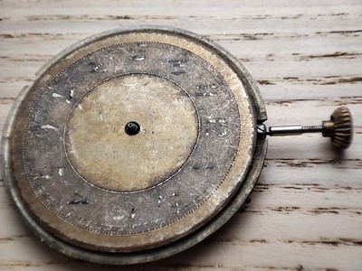 Taschenuhrwerk US PAT Janv 26 1904 - 40,2 mm - für Ersatzteile und Ersatzteile