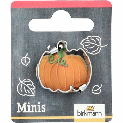 Birkmann Mini-Ausstechform Kürbis Ausstecher Plätzchenform Keks Edelstahl 2.5 cm