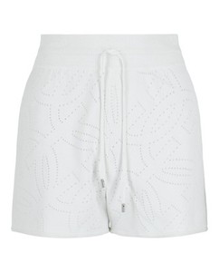 Ferragamo Womens Gancini Pattern Drawstring Shorts