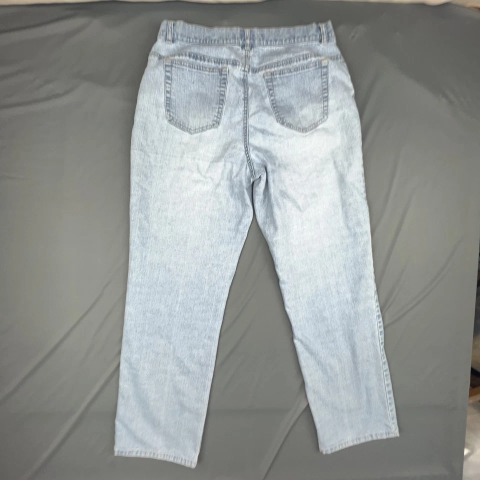 Duck Head Jeans Womens 12 Relaxed Fit Stretch Denim Classic 5 Pocket Mid Rise - Image 2 of 4