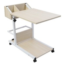 Laptop Desk with Wheels Portable Multifunctional Removable Laptop Desk with Whee