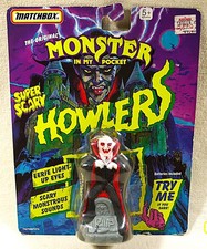 Vintage   1992 Matchbox   Monster In My Pocket   HOWLERS   Vampire   NOC   L K 