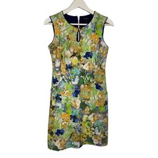Lands End Vibrant Floral Sleeveless Dress SZ 4P