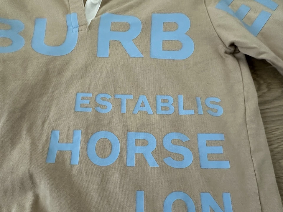 Подлинный Burberry девочек Jessy Horseferry печать хлопок платье длинная футболка - Изображение 3 из 4