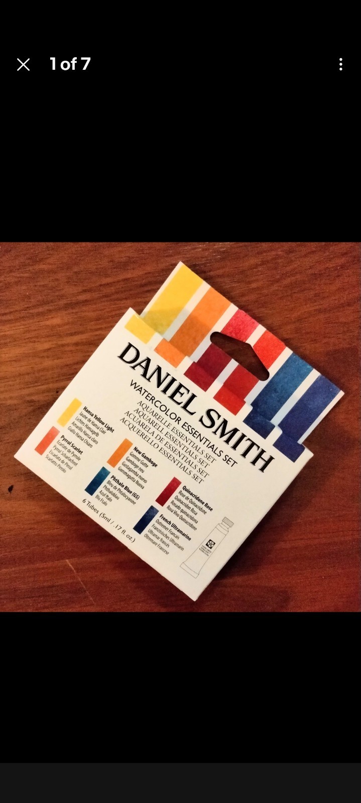 'SHAMEOCK' DEALS~Daniel Smith Fine Watercolor Essentials set~6 Tubes~$22