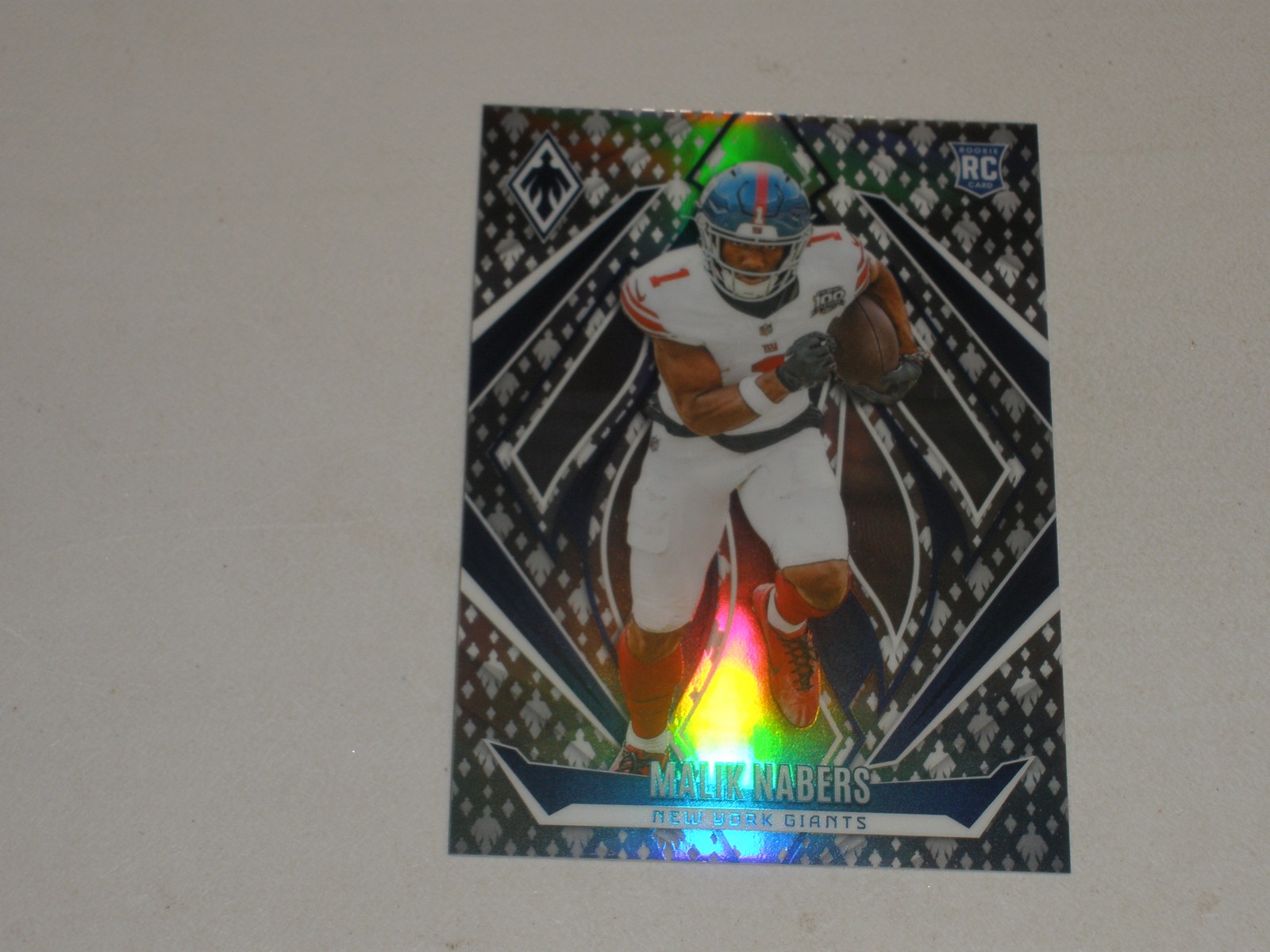 2024 Panini Phoenix Phoenix Logo Prizm #221 Malik Nabers 346/399 Rookie RC