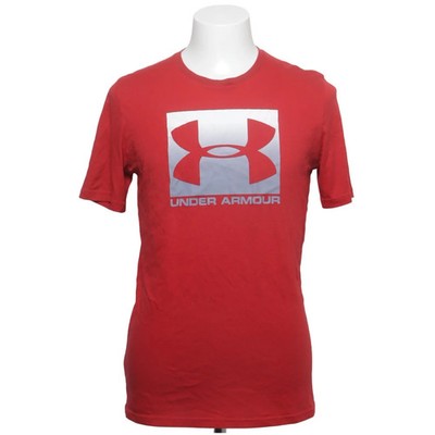 Under Armour, T-shirt, Größe: S, Rot/Weiß/Grau, Print, Herren #adH