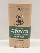 Dr. Squatch Aluminum-Free Natural Deodorant – Odor-Squatching Pine Tar 2.65oz