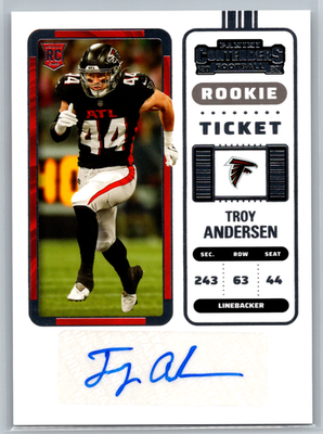 #ad Troy Andersen 2022 Panini Contenders Rookie Ticket Auto #175 Atlanta Falcons $5.99