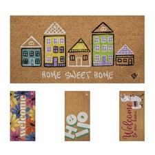 OLIVO.shop - FANTASY 13 Zerbino moderno ingresso casa in cocco colorato 40x80 cm