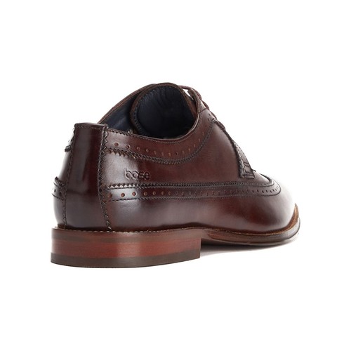Base London Havisham Brown Mens Leather Shoes - Picture 3 of 10